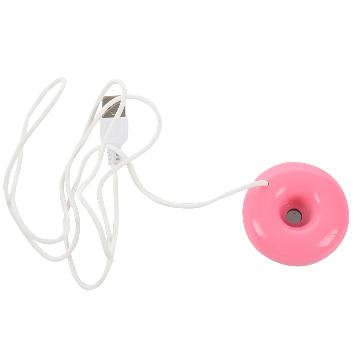 Rosa donut umidificador usb escritório desktop mini umidificador portátil criativo purificador de ar rosa