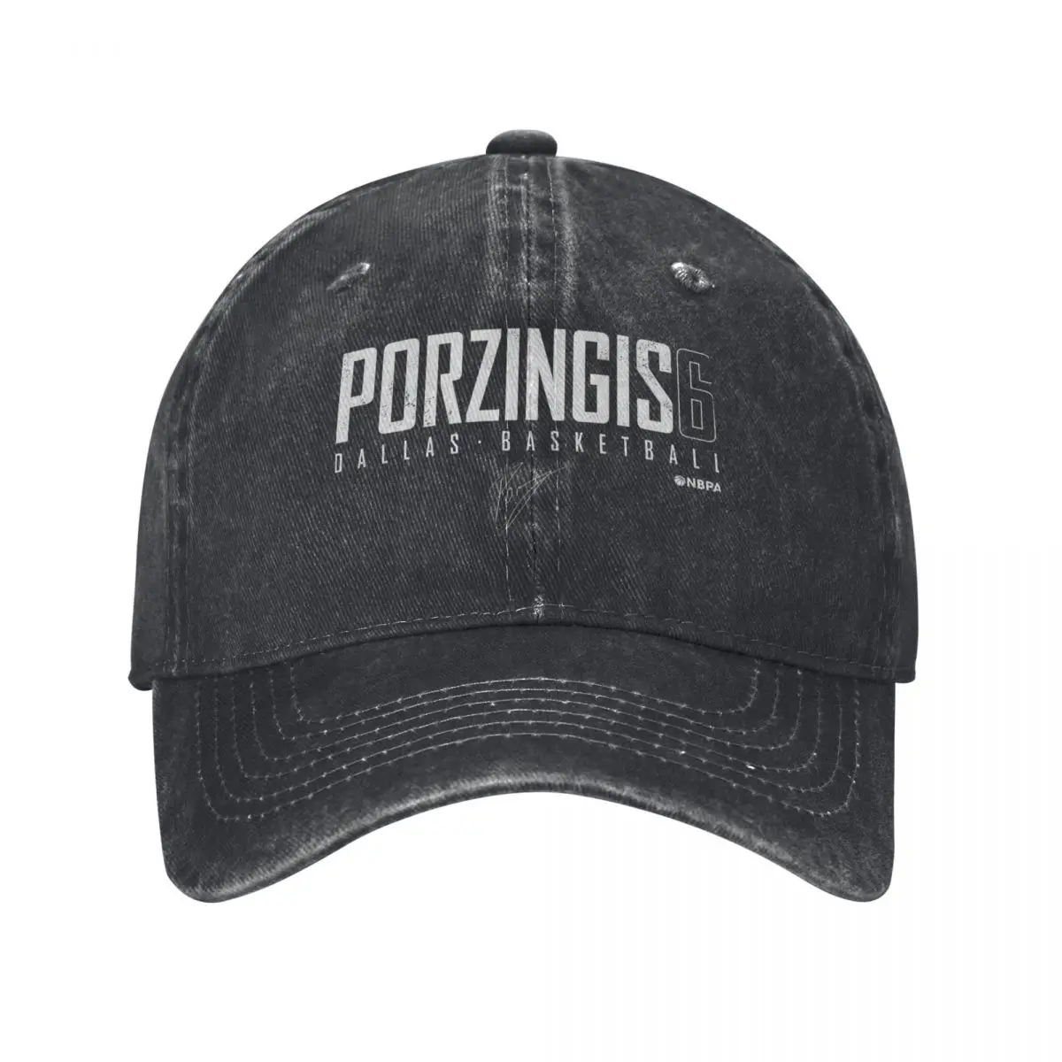 Kristaps Porzingis Elite Signatures Baseball Cap Beach Outing Custom Cap dad hat Men Caps Women's