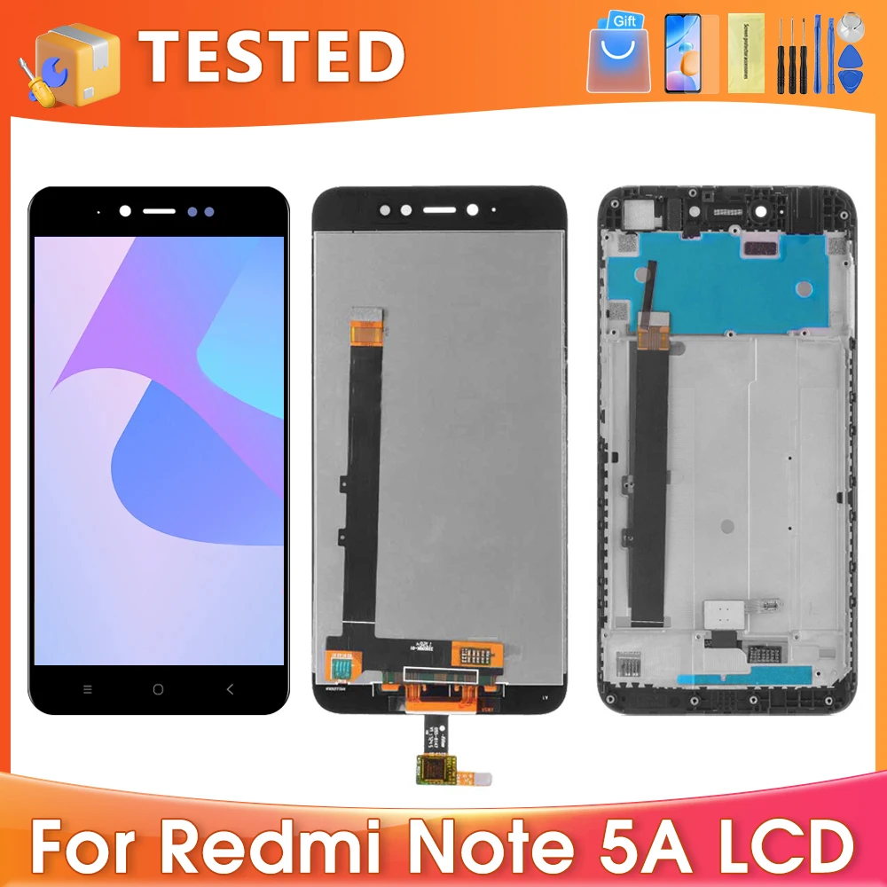 

5.5''For Xiaomi Redmi Note 5A For Redmi Y1 MDI6S LCD Display Touch Screen Digitizer Assembly Replacement