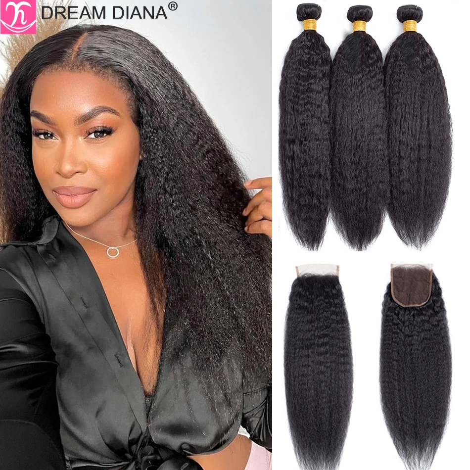 cheveux-raides-crepus-100-naturels-de-malaisie-2-3-lots-avec-closure-hd-4x4-couleur-t1b-4-30-99j-ombre-afro-yaki-avec-closure-en-dentelle