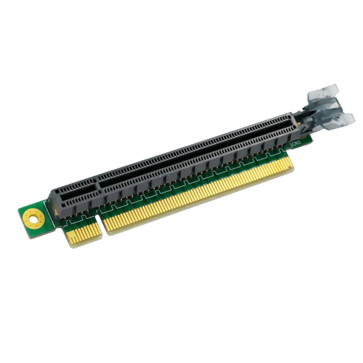 PCIE 16X Riser Card Adapter PCI Express 3.0 PCI-E to PCI-E 16X Slot Converter 90 Degree Connectors for 1U Server