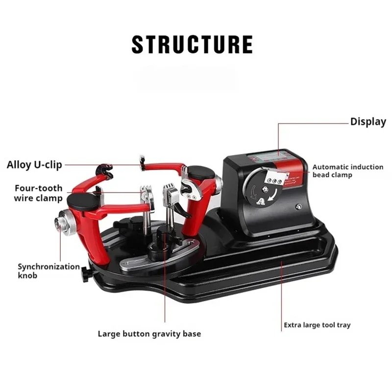 Badminton Racket Cable Pulling Artifact Professional Computer Fully Automatic Threading Machine Badminton Cable Pulling Machine