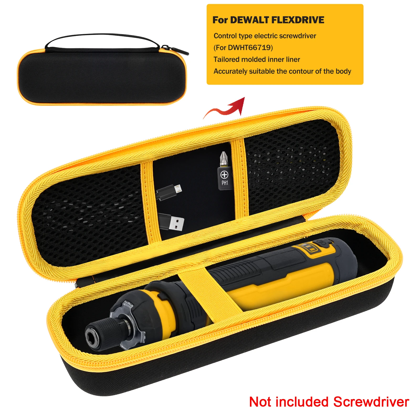 chave-de-fenda-sem-fio-dwht66719-com-estojo-de-armazenamento-rigido-para-chave-de-fenda-eletrica-dewalt-estojo-rigido-de-eva-para-canteiro-de-obras-oficina