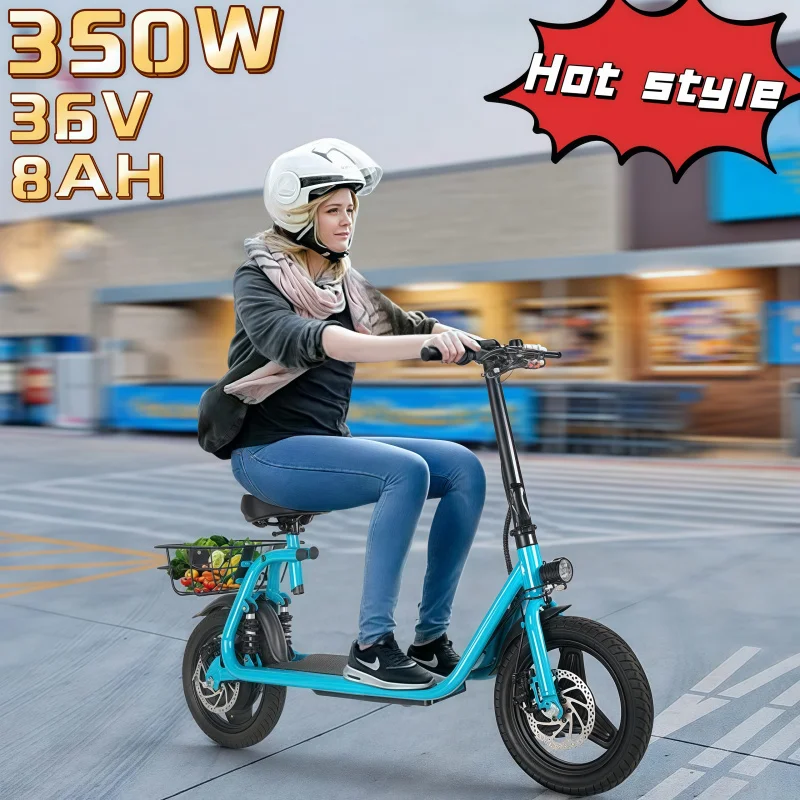 

Hot-selling E-bike foldable small portable parent-child transportation family shopping moped