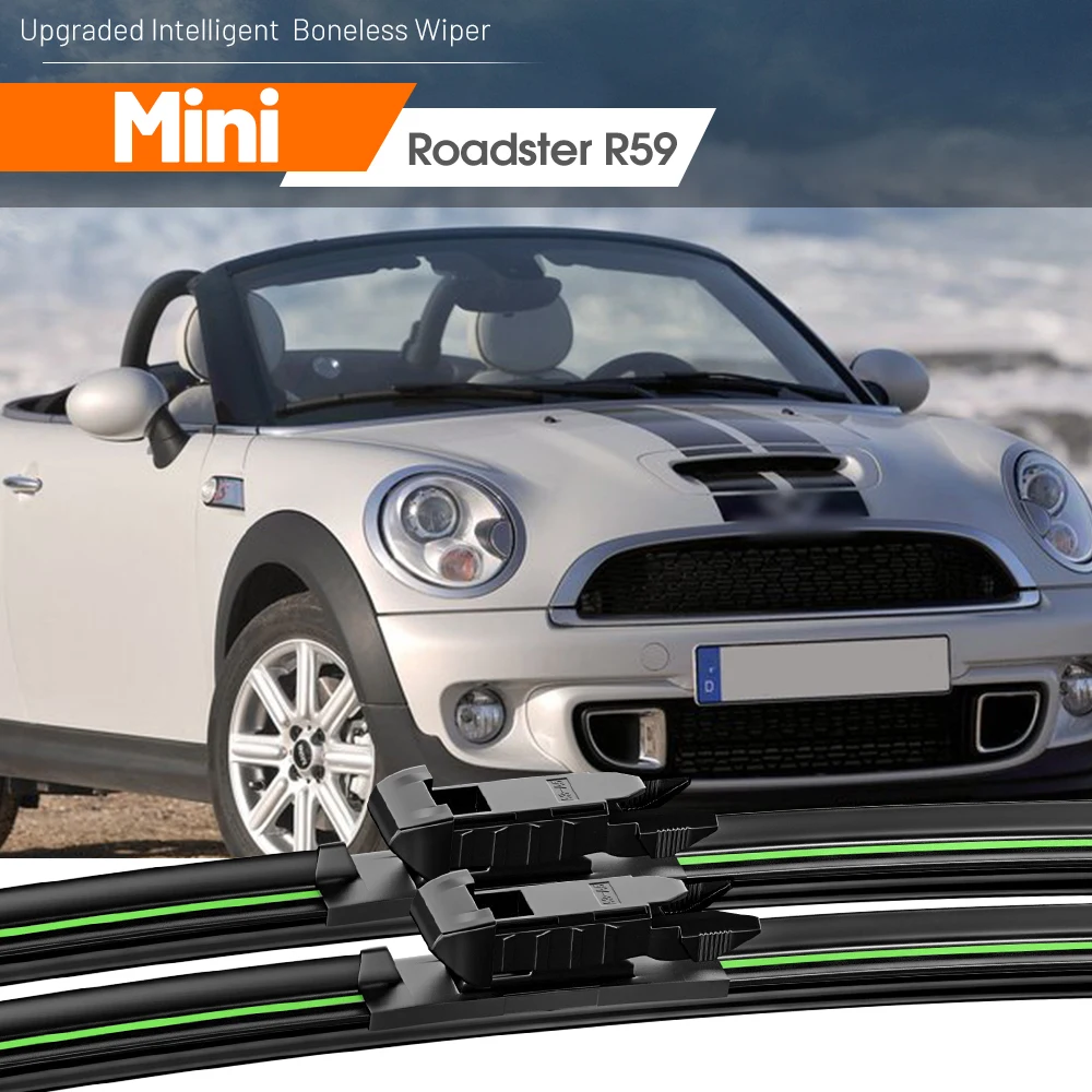 

2pcs For Mini Mini Roadster R59 2012-2015 Front Windshield Wiper Blades 2013 2014 Windscreen Window Accessories