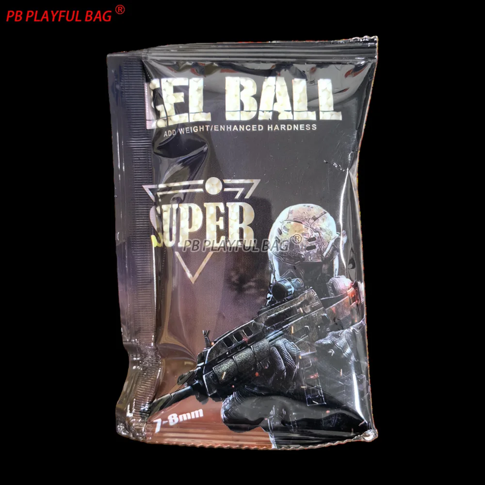 كرات جل بيضاء للغاية 7-8 مم - ذخيرة لعبة معززة لمكفف الجل - ترقية صلبة بيضاء حليبية - خرز مائي متين QJ159 #5