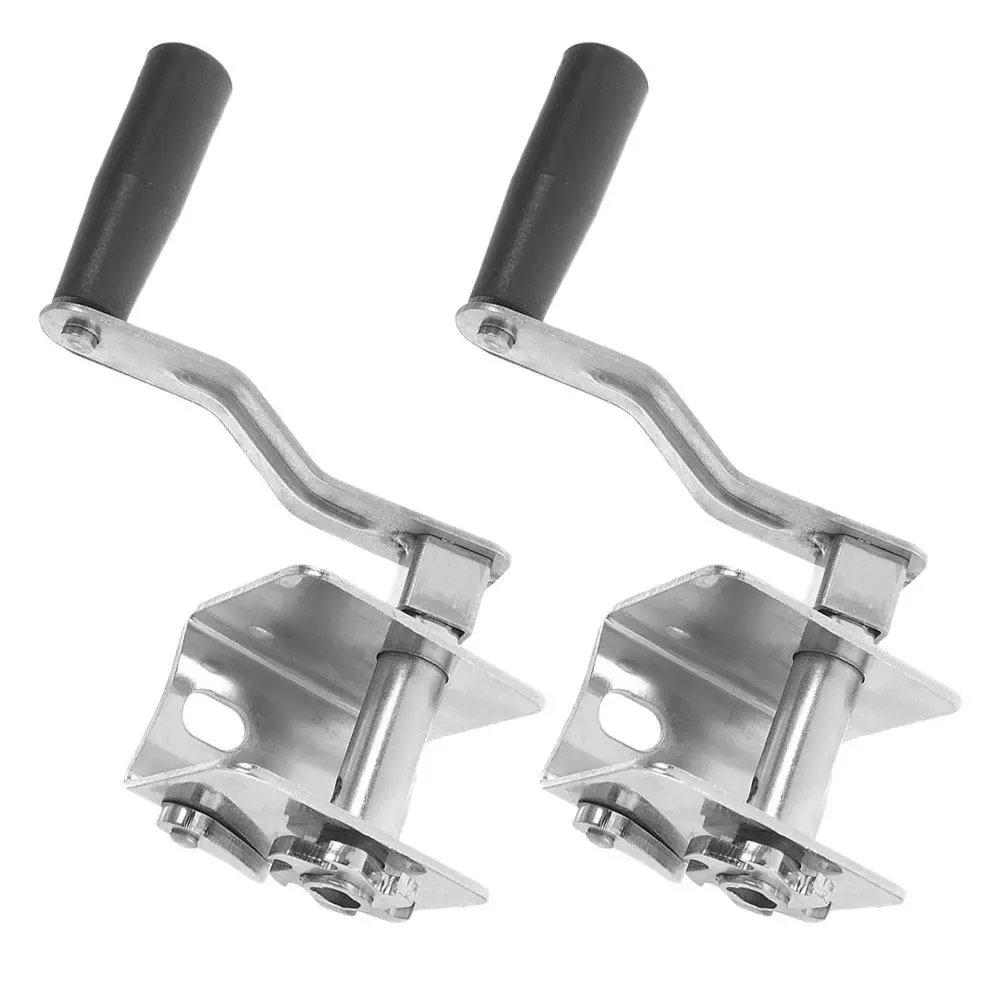 

2Pcs Outdoor Badminton Volleyball Net Tensioner Hand Crank Wire Rope Tightener Sports Cord Adjusting Tool for Training