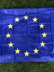 Bandera de la Unión Europea colgante de poliéster para decoración