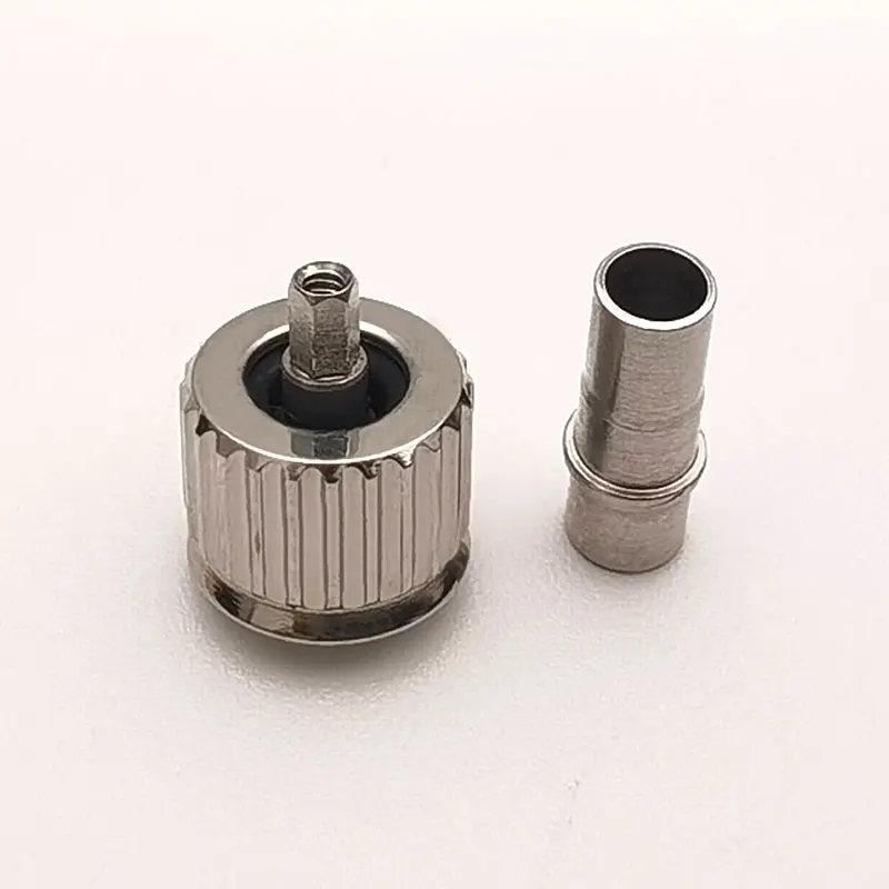 Stainless Steel Watch Crown For Lingin Conquest Hydroconquest L3.781.4 Watches, High Quality Watch Parts view 2