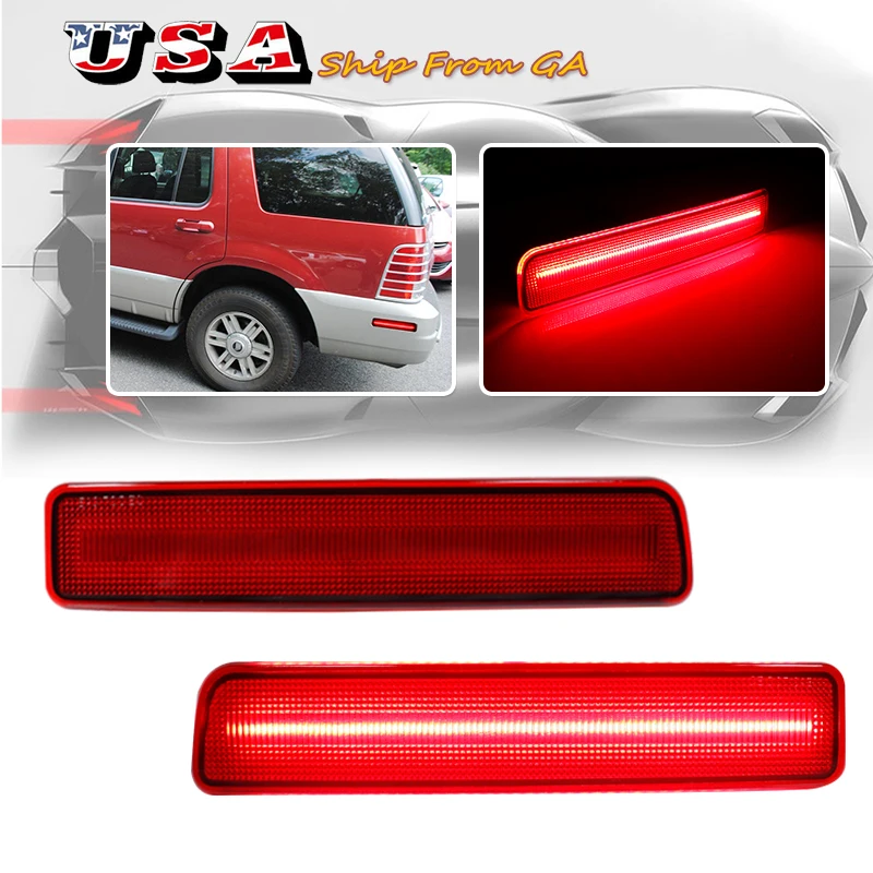 

2 шт. для 2002-2010 Mercury Mountaineer, боковой габаритный фонарь заднего крыла в сборе, парковочный фонарь DRL/12V T10 5L9Z-15A201-CA и 5L9Z-15A201-DA
