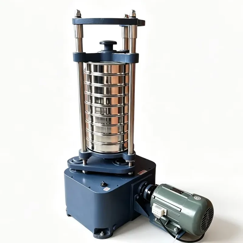 i Top Hammer Sieve Shaker Laboratory Vibrating Sieve Machine for Mineral Ore Particle Size Analysis Test Sieve Equipment