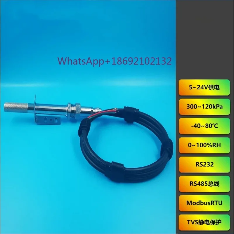 3.3V-24V THAS008 Temperature and Humidity Sensor, Atmospheric Pressure Sensor, TTL RS232, RS485