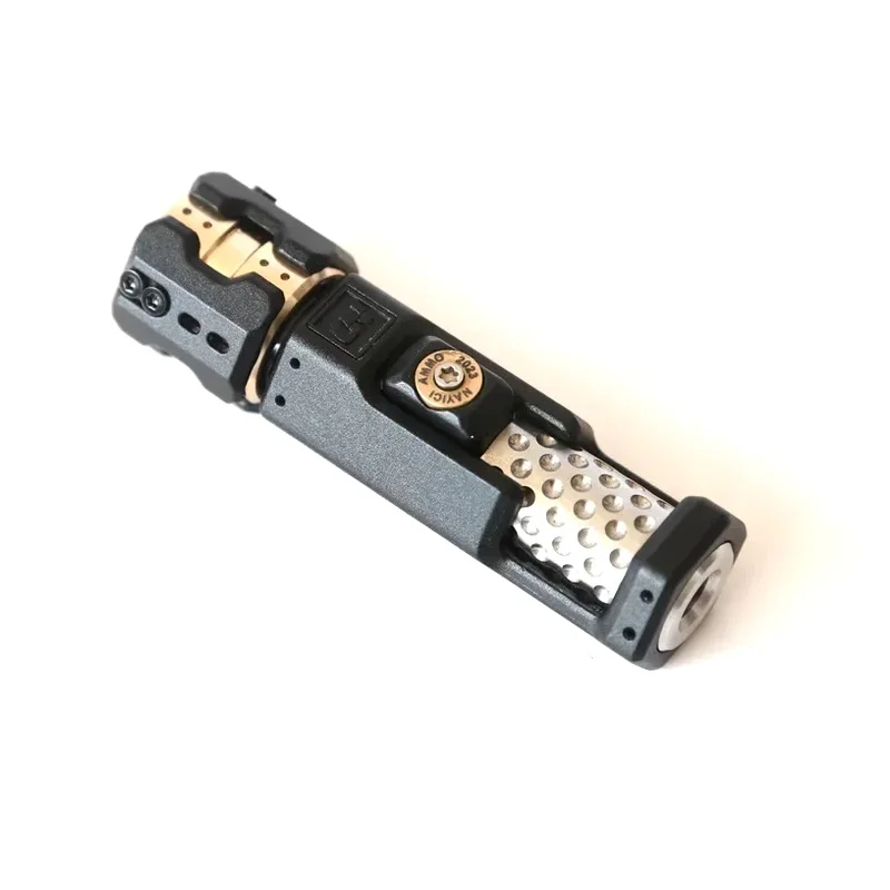 EDC Fire Gun Bolt Push Egg Magnetic Push Card Slider Metal Fidget Spinner Roller Mens Christmas Gifts Stress Relief Anti Stress