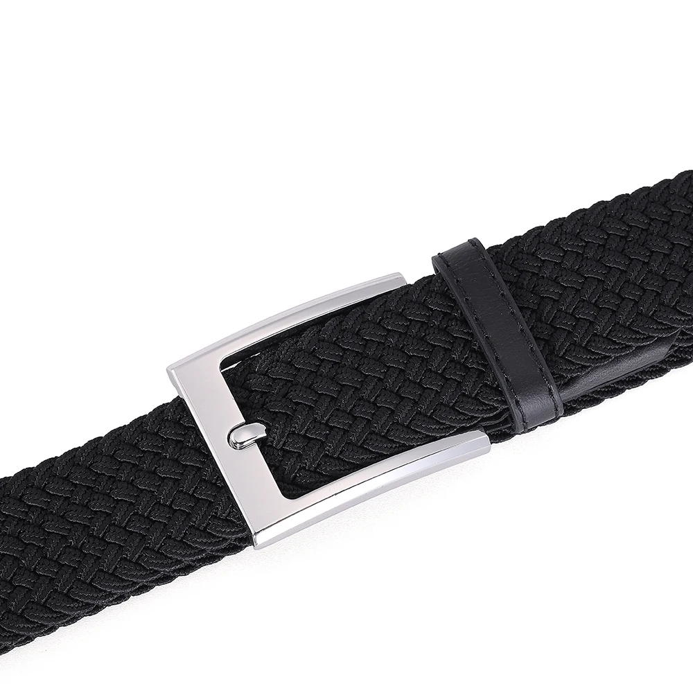 Men's Belt Male Elastic Belts for Men Cinturones Para Hombre Black Mens Belts Jeans Ceinture Homme De Caballero Luxury Designer
