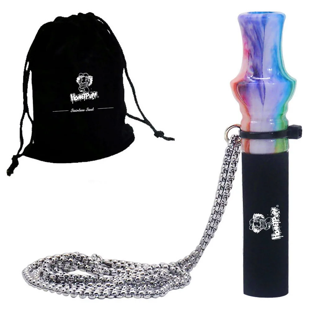 Reutilizável Hookah bocal com pendurar corda cinta Jade Shisha boca dicas silicone resina Chicha Narguile tubulação de água bocais