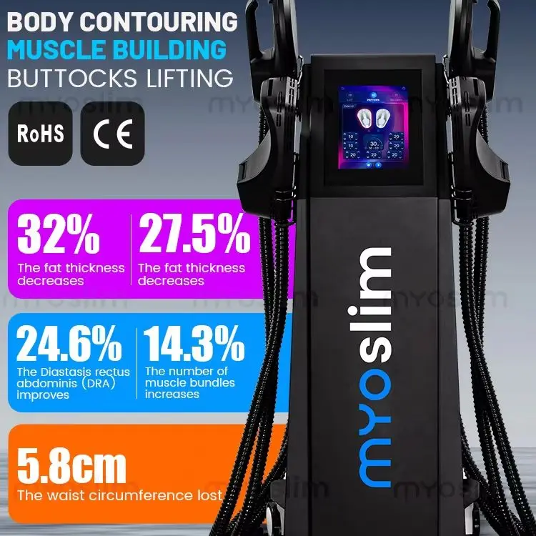 EMS Body Slimming Machine Electrical Muscle Stimulation for Sculpting Fat Burning Weight Control Carving Fitness Equipment