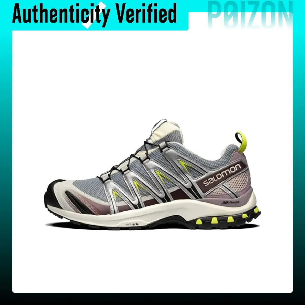 SALOMON XA PRO 3D Mesh Cushioning Breathable Low-top Trail Running Training Running Shoes Unisex Sandfield Gray L41232200