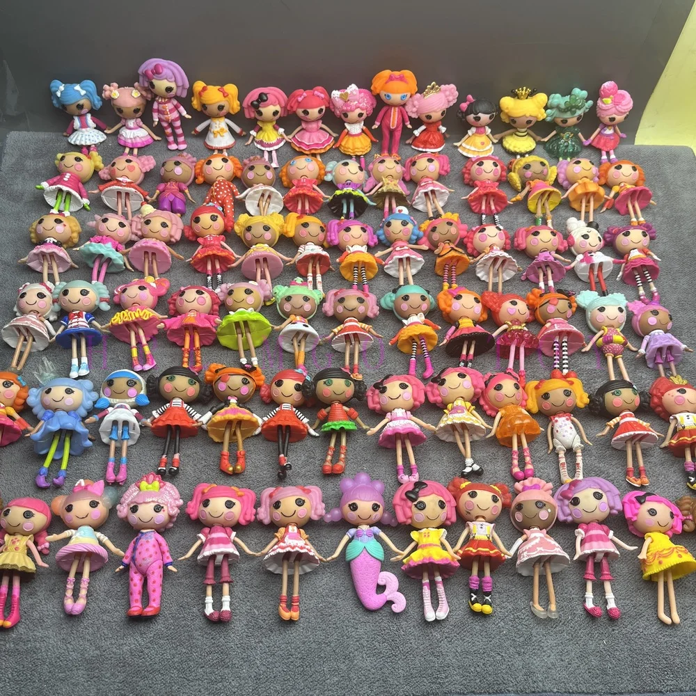 Original Multi Style Random Send 5Pc/10Pc/15Pcs/set Lalaloopsy 8cm Dolls Girl Holiday Gift Collection Toy