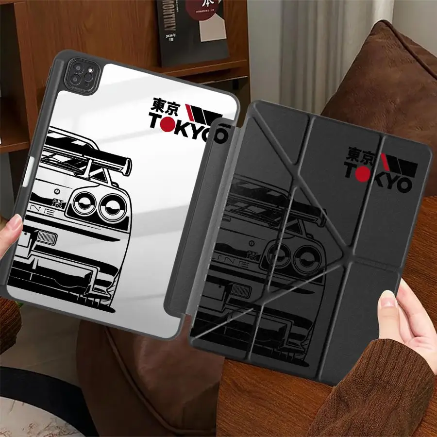 

Holder Cover Tablet Case For iPad Pro 2025 Air 4 5 M3 M2 1 2 M4 11inch Mini 6 7 11th 10th 9th 8th 7th 12.9inch Jdms Sports