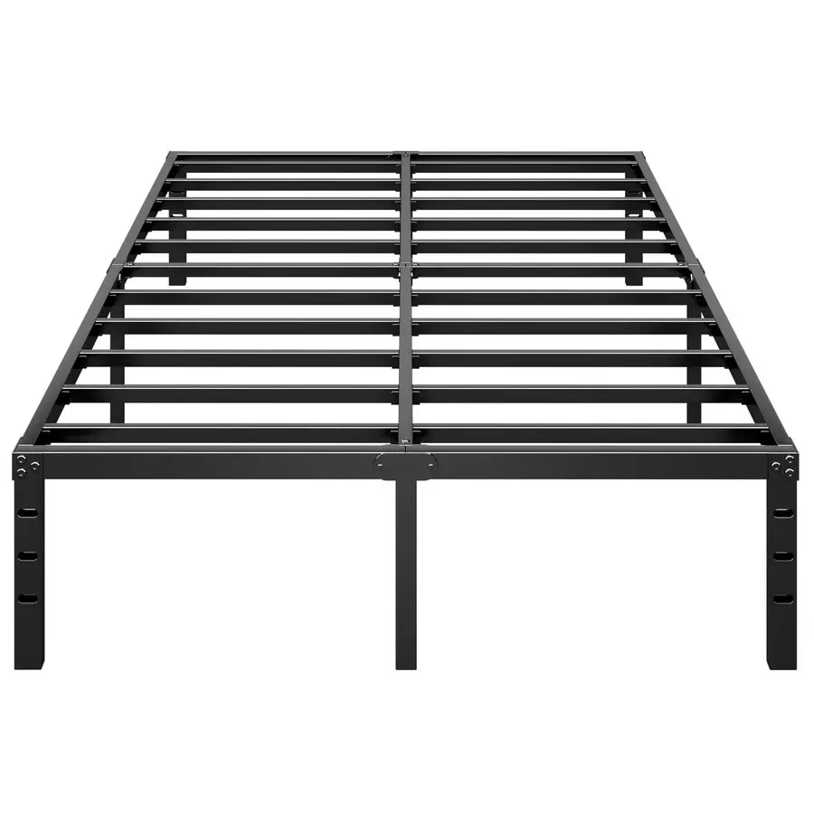 

Platform Bed Frame 14 Inch Tall,No Box Spring Needed,Queen Size Bed with Heavy Duty Strong Support Slats,Easy to Assemble,Black
