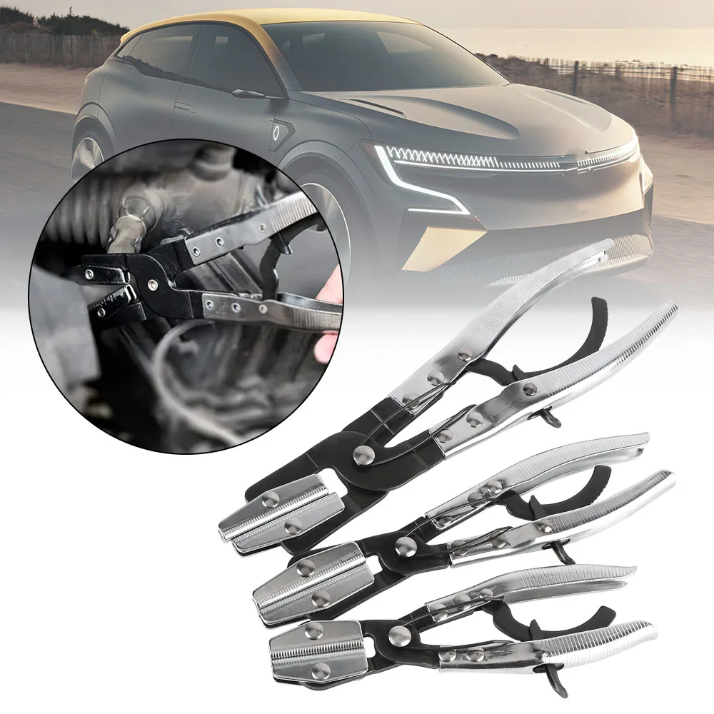 

Motorcycle Flat Pliers For Fuel Pipe Sealing Coolant Fluid Oil Hose Pinch Off Pliers Locking Length Garage Tools Repairing 3Pcs