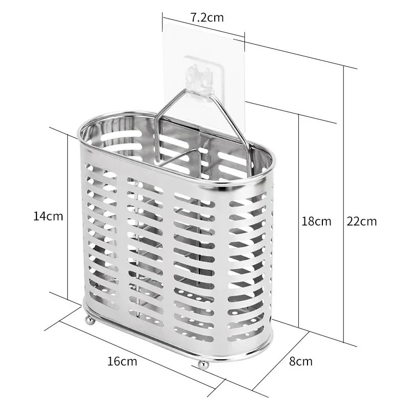 Baguettes multifonctions en acier inoxydable, stockage d'eau de vidange T1 Couverts creux à proximité iner Cuillère Fourchette Couteau Support d'étagère