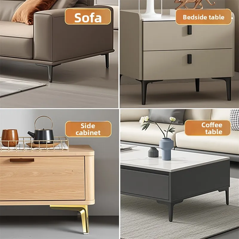 Thickened Load-Bearing Cabinet Feet MultiFunction Furniture Support TVStand Bed Base Anti-Slip Sofa Legs Easy Quick Installation