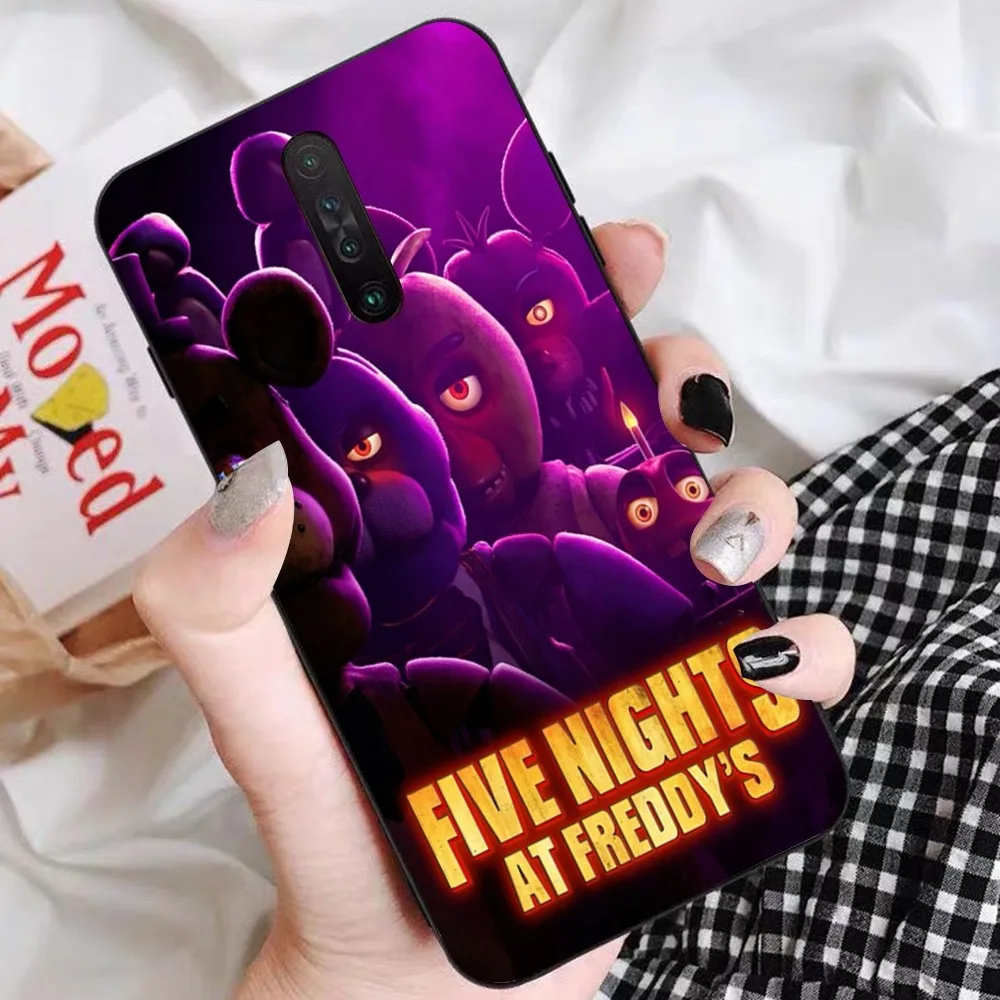 FNAF F-Five N-Nights At-Freddys Phone Case For Redmi 5 6 7 8 9 10 Plus Pro 6 7 8 9 A GO K20 K30 K40 Pro Plus F3 Fundas