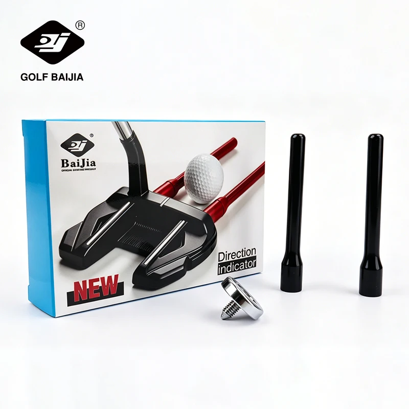 Golf-Schwungrichtungsanzeiger, Einfach zu installierendes magnetisches Design, Putter-Zielhilfe, Professionelle Hilfsmittel für den Chip-Schlagflächenwinkel