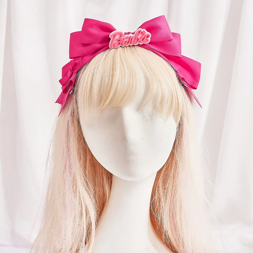 

Barbie Kawaii Handmade Bow Hair Clips Anime Lolita Hairpins Cosplay Headwear JK Uniform Hair Accessory Xmas Gifts