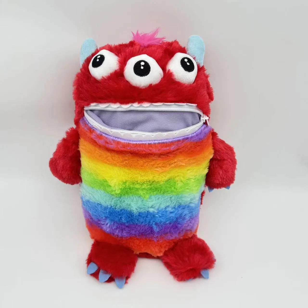 

Feeding Monster Plush Toy With Zipper Mouth, Silly Yummy Stuffed Animal For Cuddle & Comfort, Fun Gift
