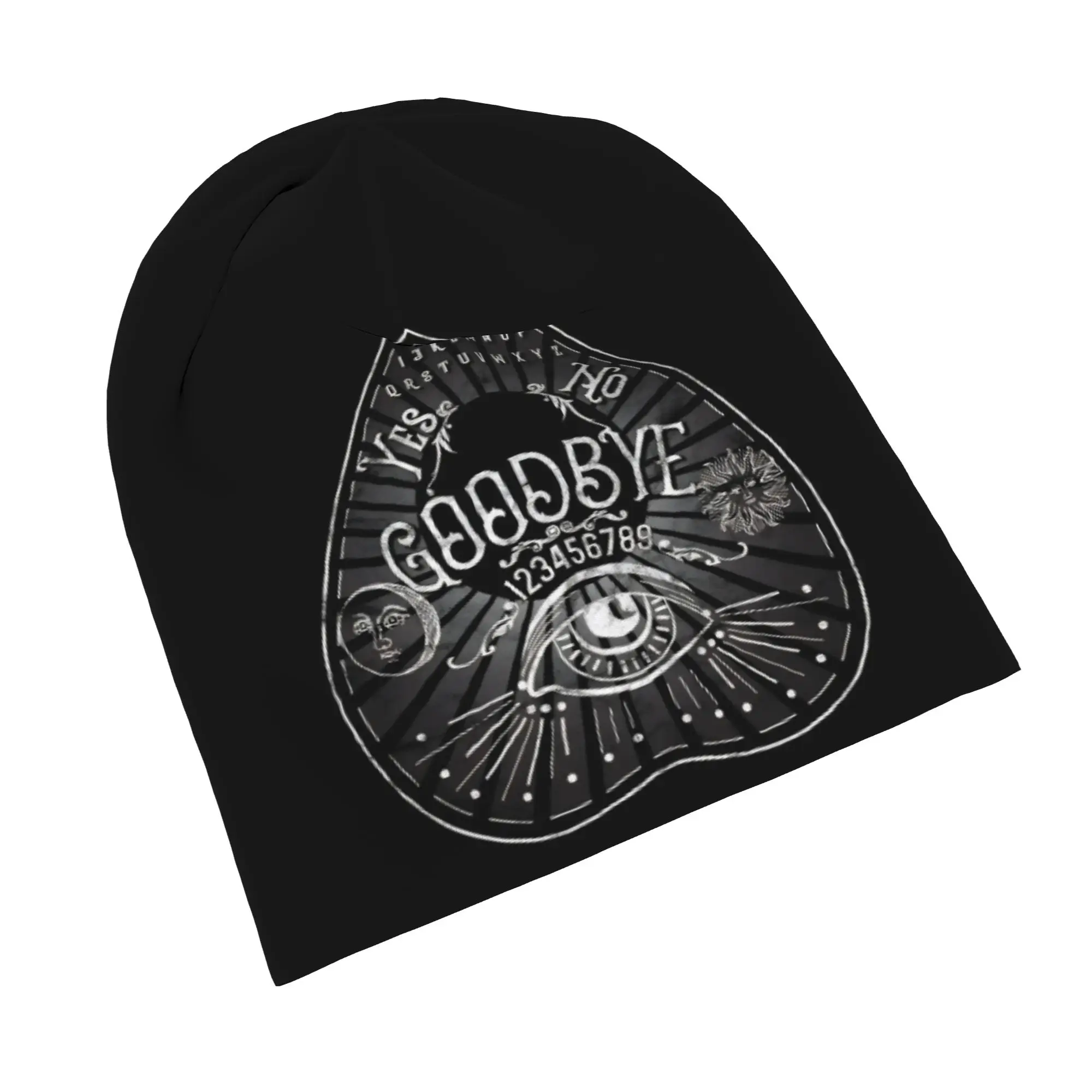 Mystical Ouija Eye Board Caps  Cool Adult Outdoor Skullies Beanies Hat Spring Warm Dual-use Bonnet Hat