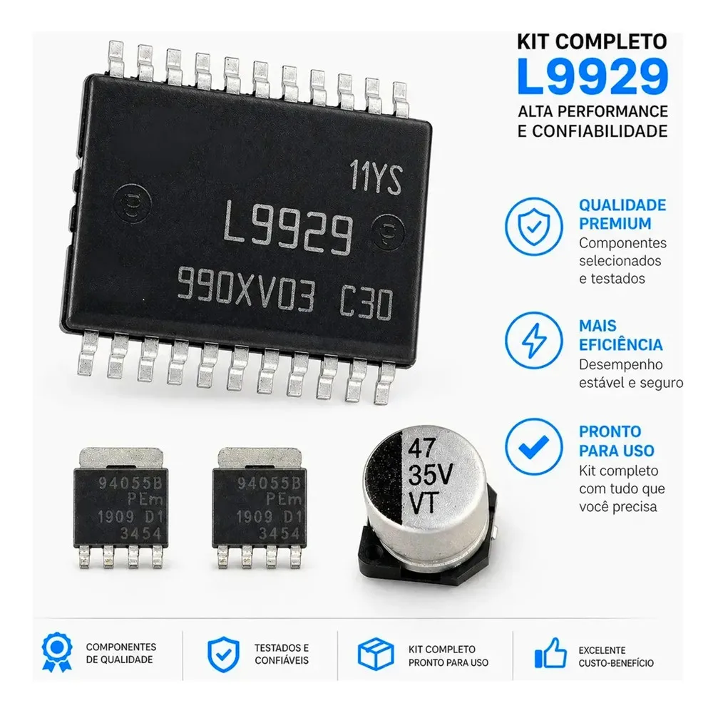 (10-20 sztuk) Ci L9929 + 2 Tranzystory 94055b + 1 Kondensator SMD 47x35