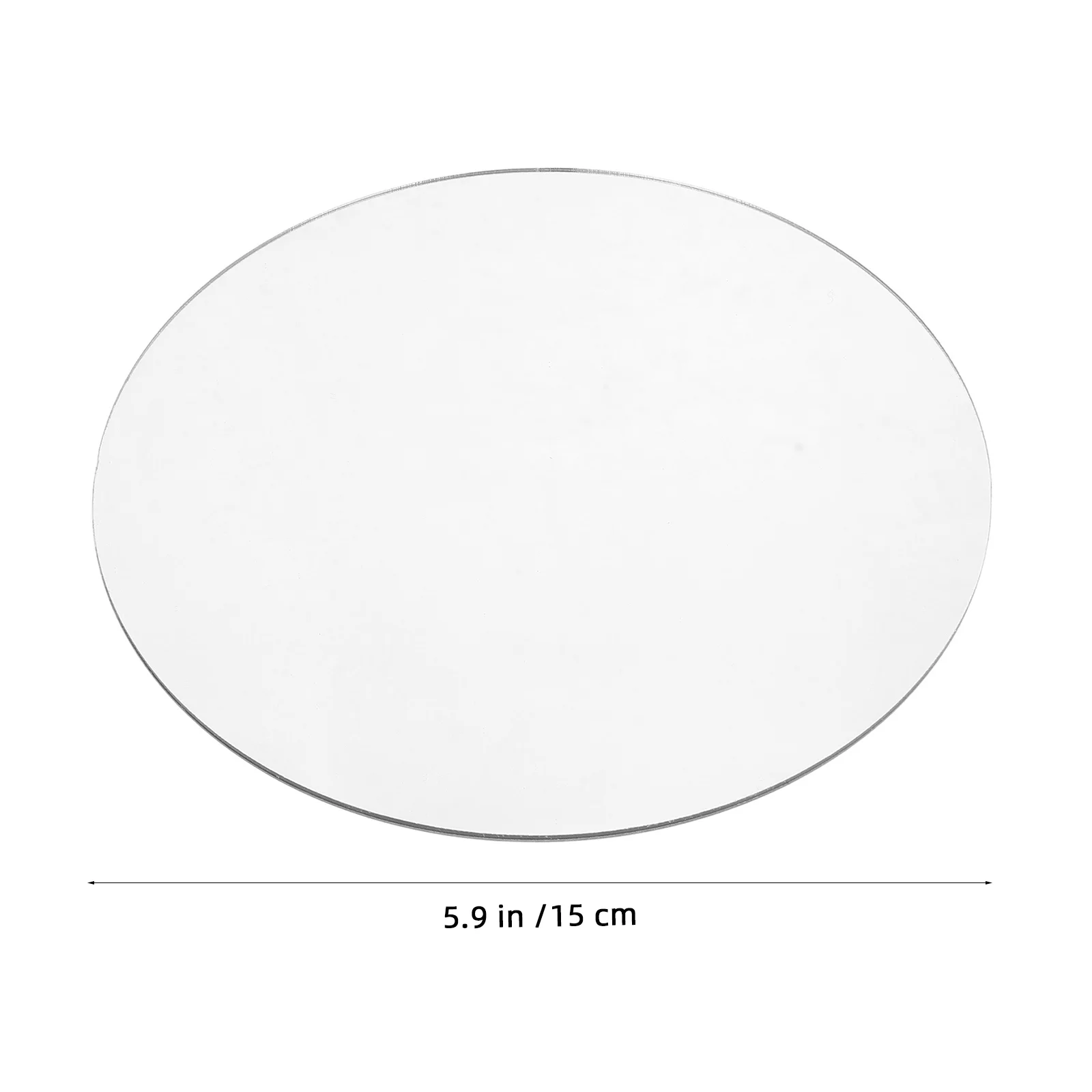 Kleine magnetische lockerspiegel voor schoolgymnastiek Acryl wandspiegel Decoratief opbergvak Reflecterend oppervlak