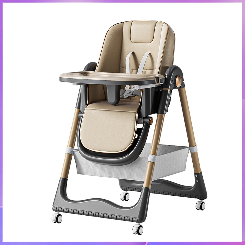 Chaise de salle à manger surélevée pour bébé, chaise de salle à manger multifonctionnelle pour enfants, chaise de salle à manger pratique pour bébé, fauteuil inclinable pour bébé