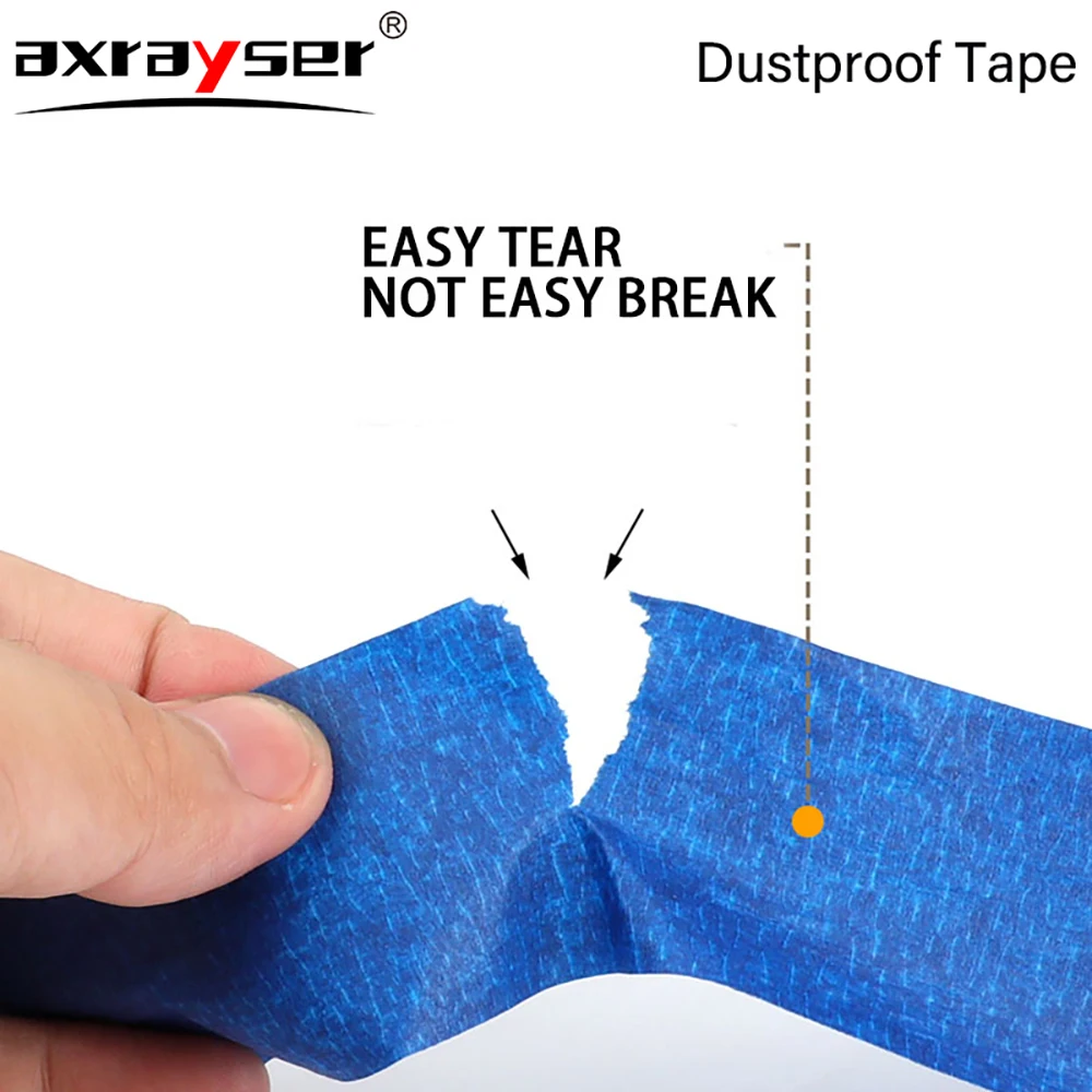 Dustproof Tape Length 50mm Width 30/50mm Blue Protective Tape No-mark Dust Free No Adhesive Residue High Temperature
