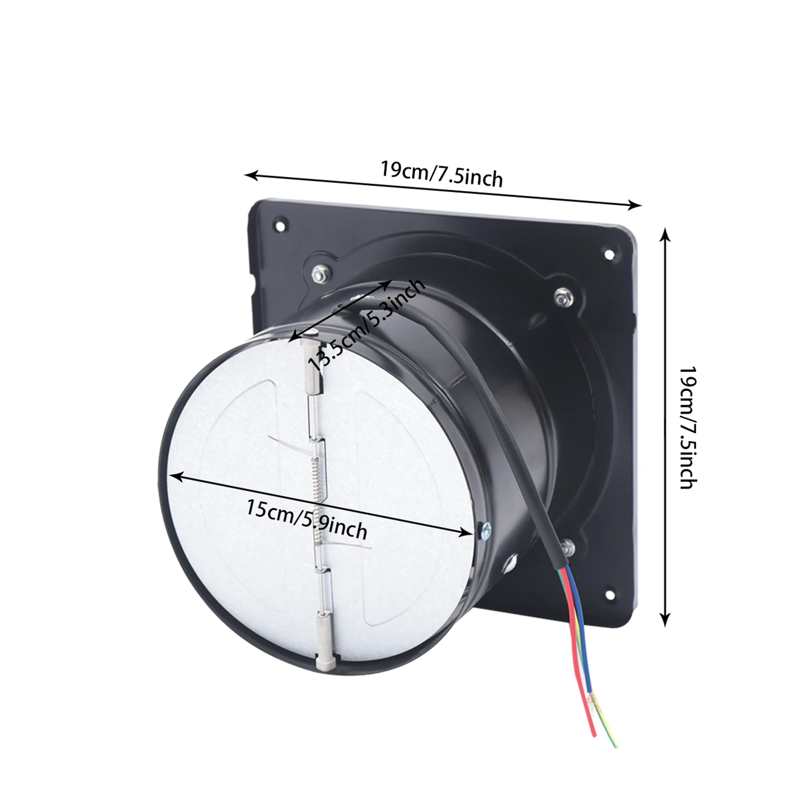 150mm Wand ventilator für Bad und Küche Abluft ventilator für Zufuhr oder Abluft in Innenräumen