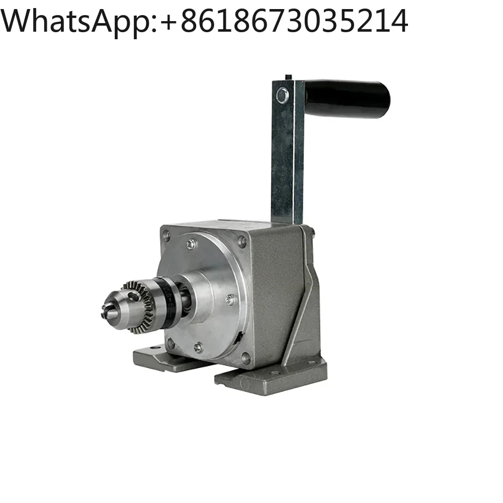 Manual Machine High Precision Hand Crank Tapper Portable Drilling Threading Machine with 0.6MM-6MM Tap Chuck