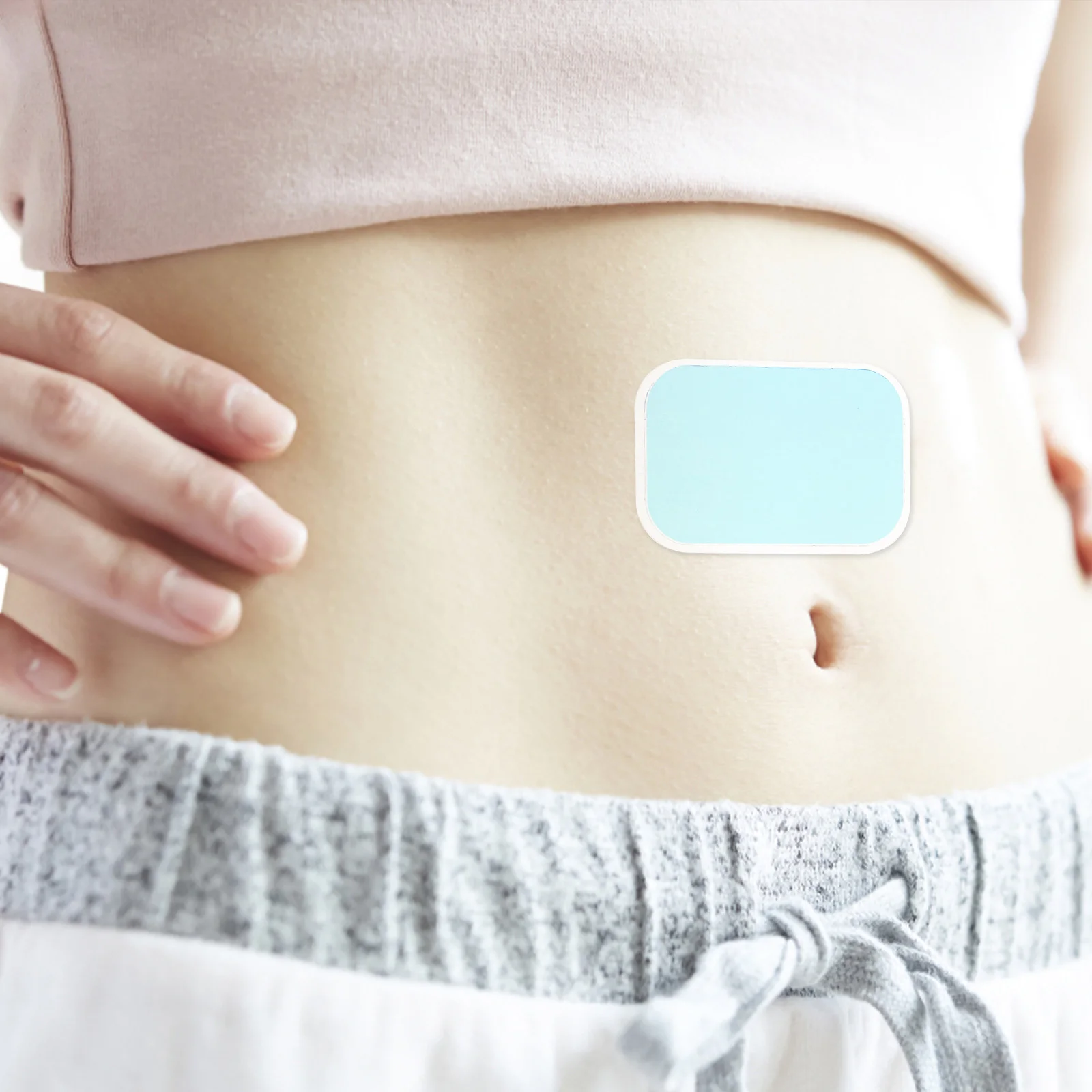 

12Pcs Gel Pads for ABS Stimulator Toner Belt Replacement Abdominal Toning Patches Lightweight Odorless Superconducting