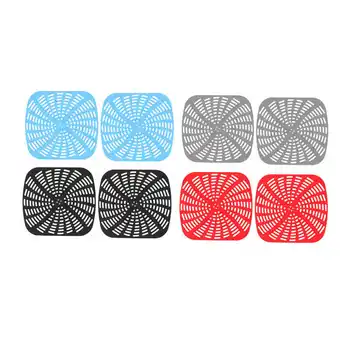 Image 2pcs Fryer Reusable Silicone Liner Scratch Resistant Fryer Liner Mat Foodi AG301 Fryer