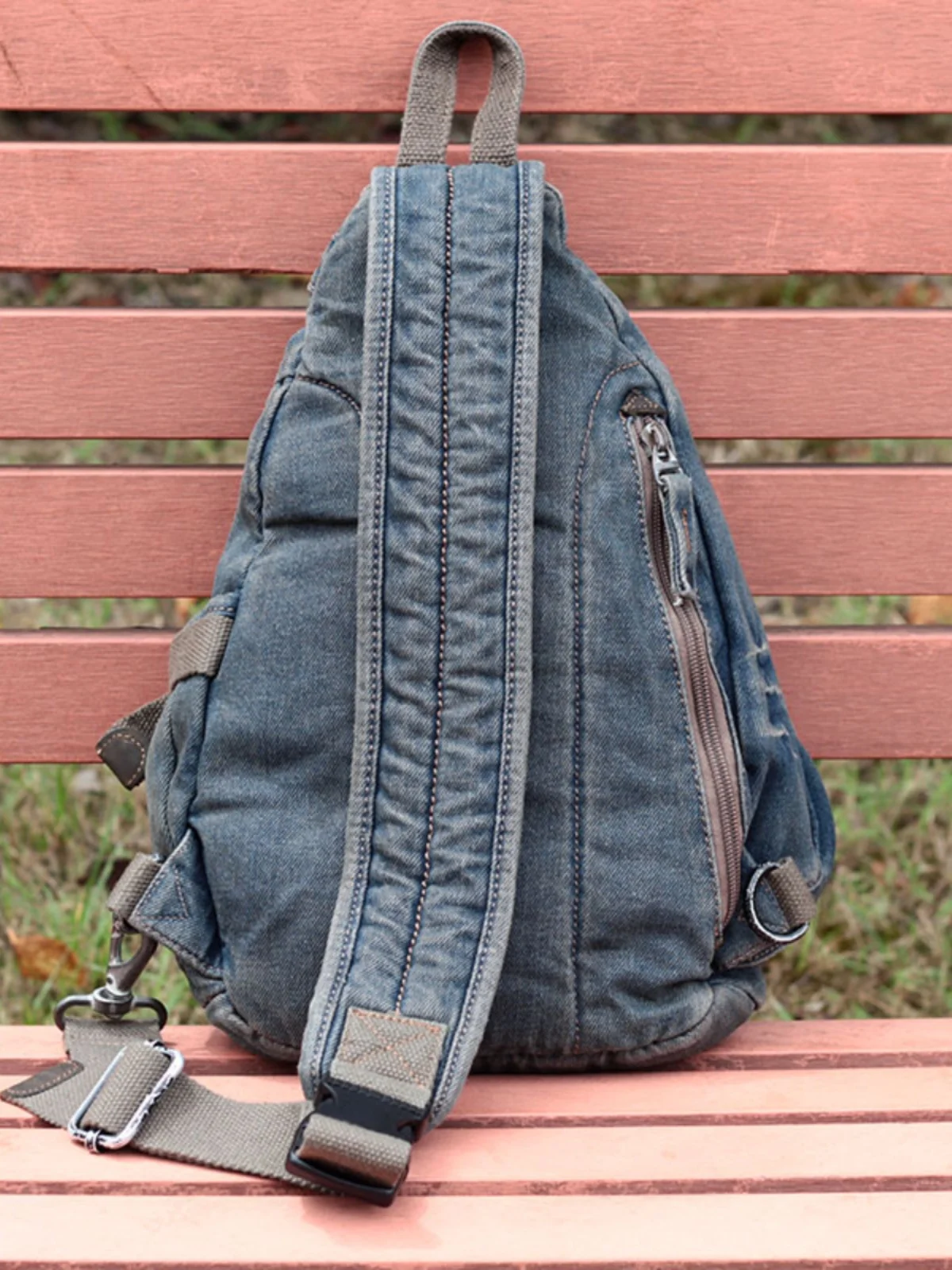 Retro Denim Crossbody Bag Unis - огляд і ціна Vintage Fashion Model