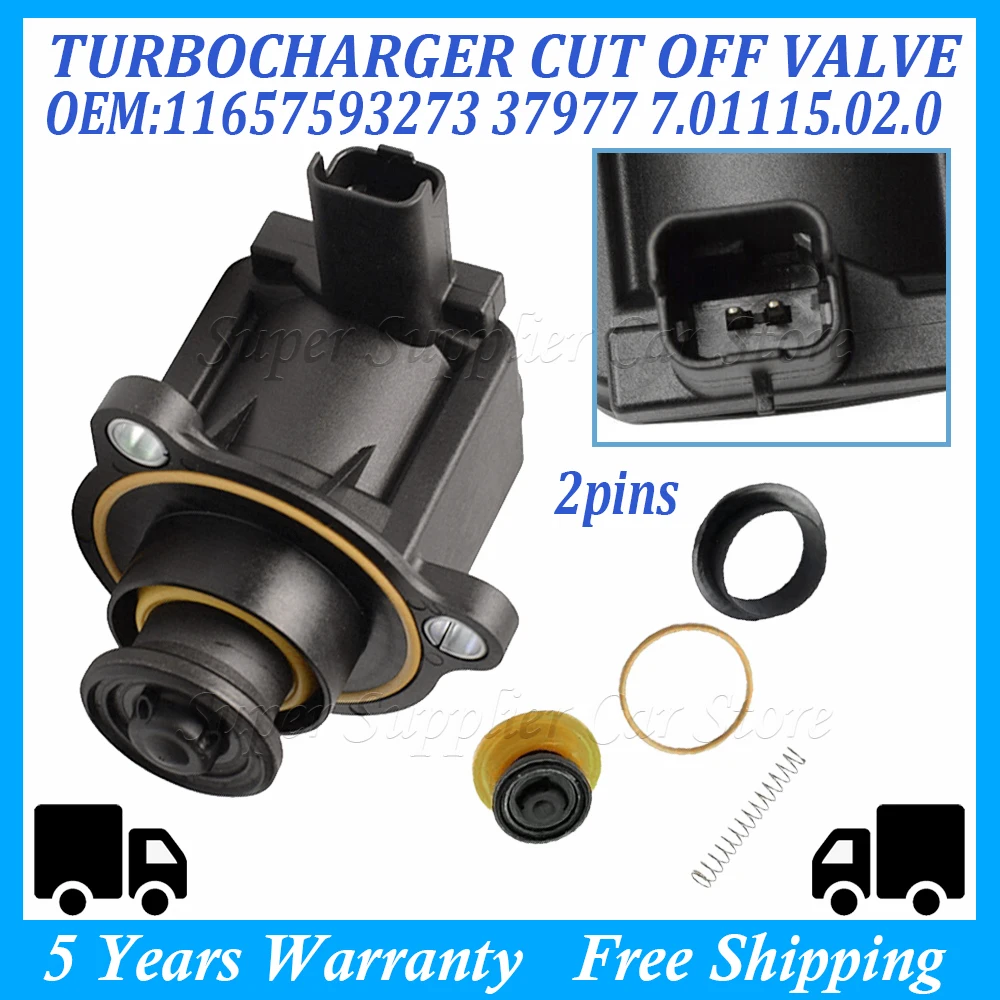 For Mini Cooper 07-2016 S R55 R56 R57 R58 Turbocharger Diverter Valve 11657578683 11657593273 11657566324 70111506 7.01115.06