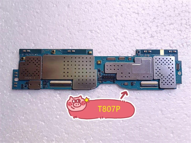 Carte mère 100% débloquée pour Samsung Galaxy Tab S T800 T805 T807A T807P, circuit imprimé complet entièrement testé