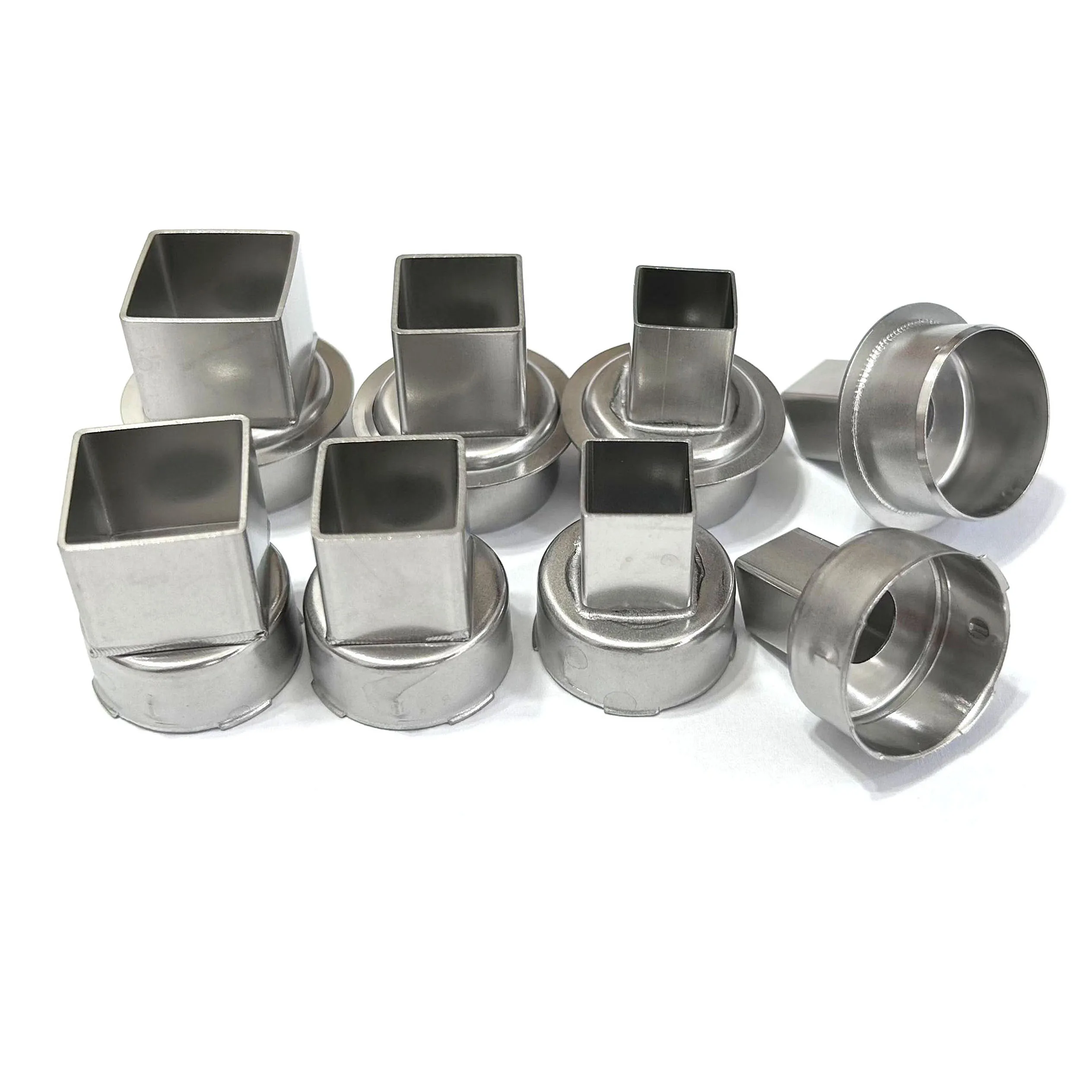 4PC 10x10,12x12,15x15,18x18mm Heat Gun Nozzle For Atten QUICK CONSTANT 861DW,2008 861X 2020+ BGA Rework Station Replacement Tips