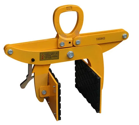 Hot New 1000kg a Grade Steel Scissor Clamp Stone Lifter Accessories Customized Orange Color