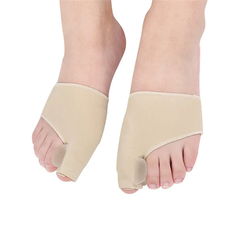 1 Pair Silicone Thumb Valgus Corrector Day And Night With Big Toe Splitter Can Wear Shoes To Protect The Thumb Comfortable