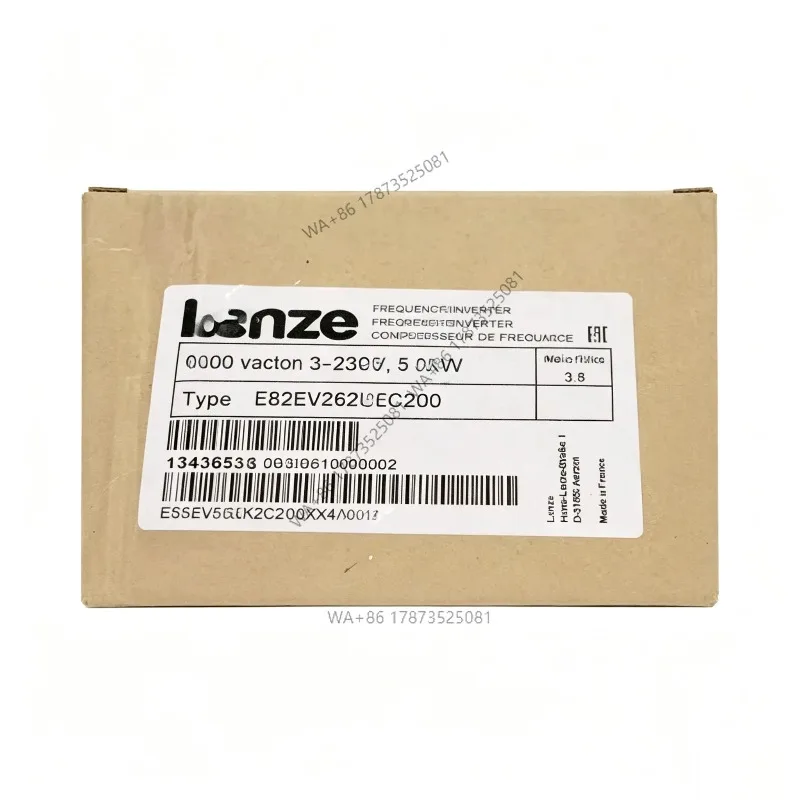 E82EV552_2C200 NEW LENZE Frequency Inverter 8200 Vector 5.5kW E82EV552K2C200