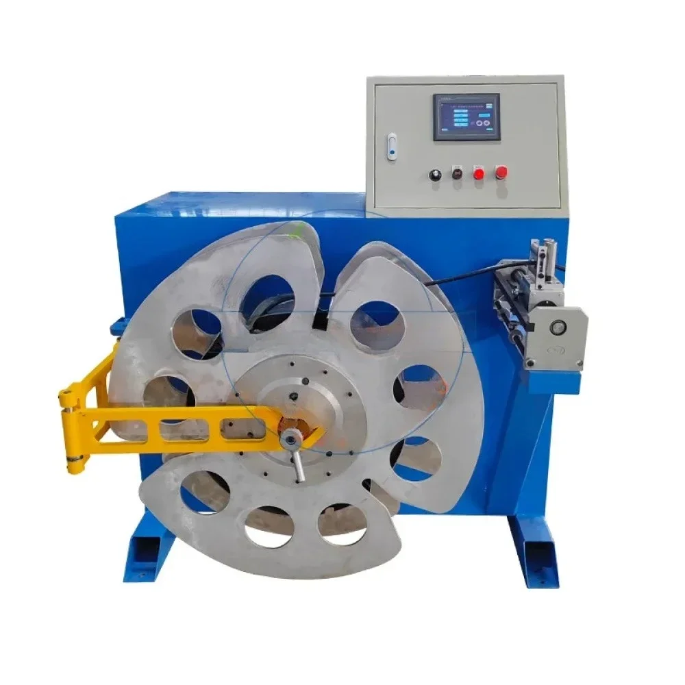 WB300 High-Speed Semi-Automatic PVC Cable Coil Winder Machine Optical Fiber Take-Up for Cable Manufacturing