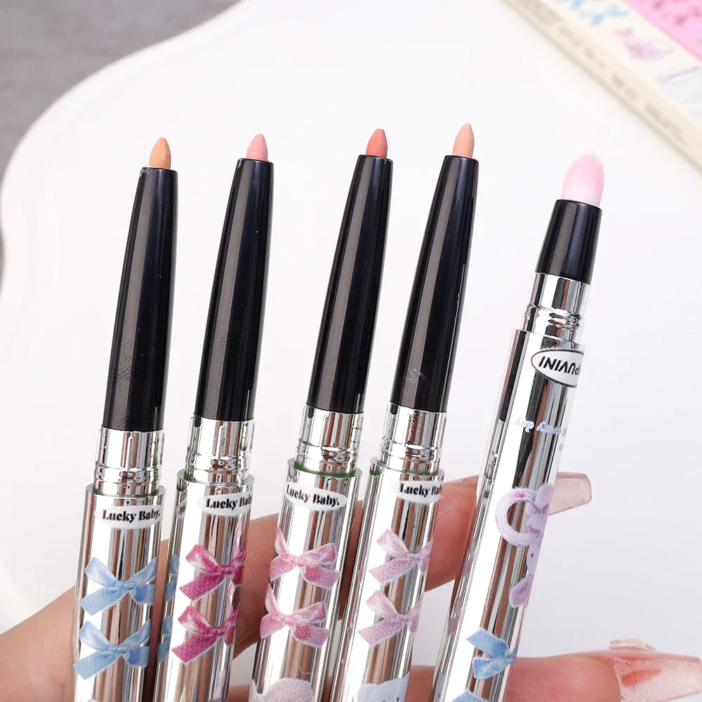 Double Ended Lying Silkworm Stick Matte Glitter Eyeshadow Pencil Mulitfuntional Highlighter Pen Nude Contour Eye Makeup Cosmetic