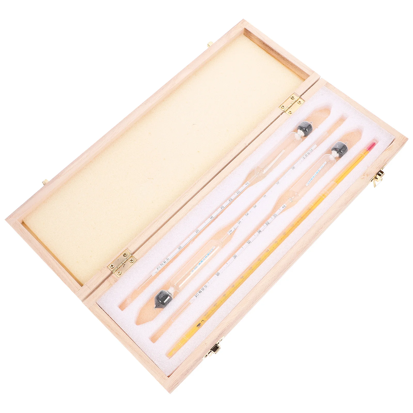 

Wine Hydrometer Portable Alcohol for Degree Tester Supplies Liquor Glass Thermometer
